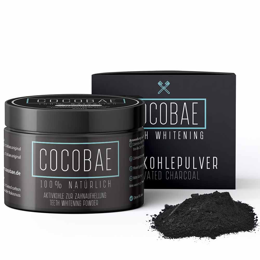 The Coconut Activated Charcoal Powder - Teeth Whitening by COCOBAE –  COCOBAE® Offizieller Shop für weissere Zähne
